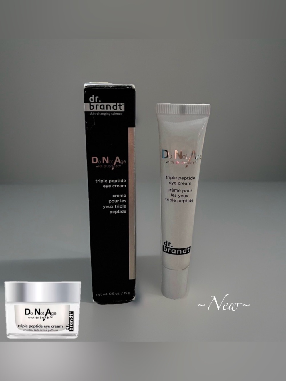 Dr. Brandt Triple Peptide Eye Cream - Cream 🌿🆕🌿 0.5oz $82 value